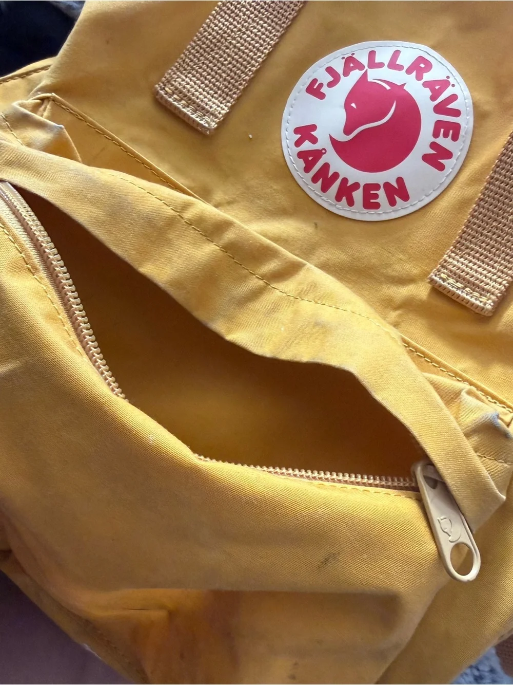 FjällRäven Kånken Laptop Backpack - Mustard Yellow